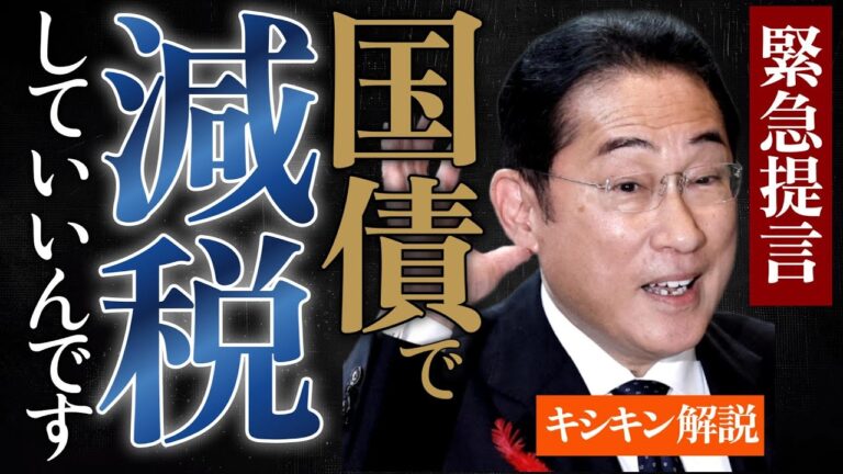 【国債で減税していいんです！】緊急提言！キシキン完全解説